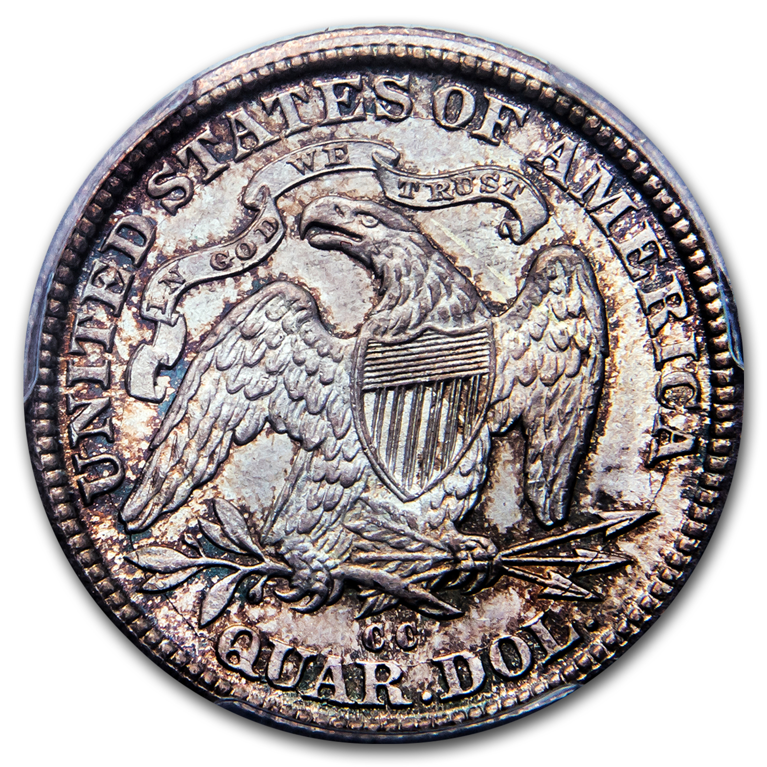 1876 CC Seated Liberty Quarter Value - APMEX