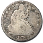 1876 Liberty Seated Half Dollar Good