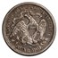 1876 Liberty Seated Quarter VF