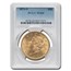 1876-S $20 Liberty Gold Double Eagle MS-60 PCGS