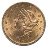 1876-S $20 Liberty Gold Double Eagle MS-62 PCGS