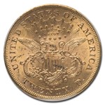 1876-S $20 Liberty Gold Double Eagle MS-62 PCGS