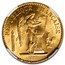 1877-A France Gold 20 Francs Angel MS-64 NGC