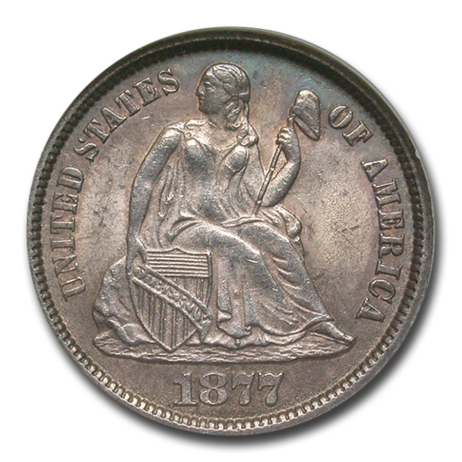 Buy 1877-CC Liberty Seated Dime MS-62 NGC | APMEX