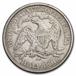 1877-CC Liberty Seated Half Dollar VF