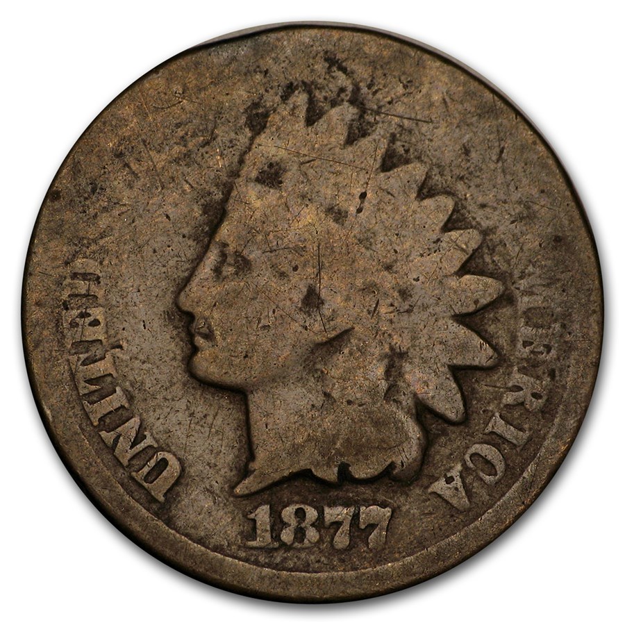 1877 Indian Head Cent AG