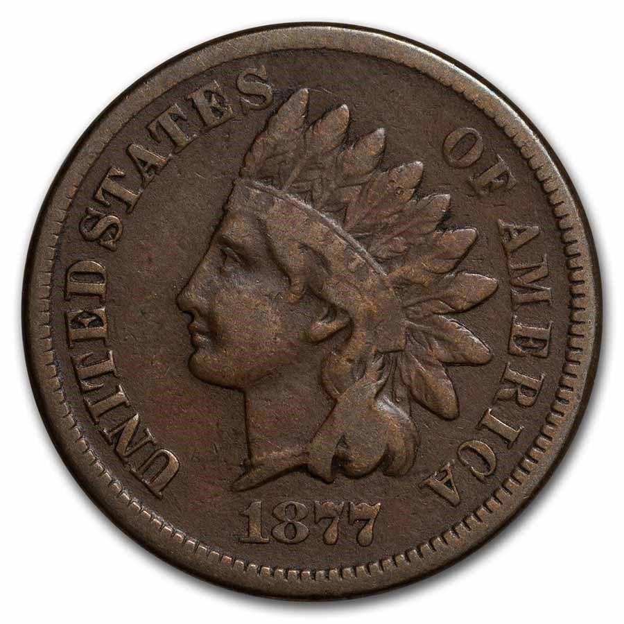 1877 Indian Head Cent VF