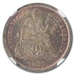 1877 Liberty Seated Dime MS-67+ NGC