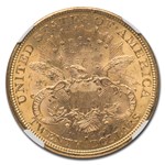 1877-S $20 Liberty Gold Double Eagle MS-63 NGC