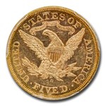 1877-S $5 Liberty Gold Half Eagle MS-60 PCGS