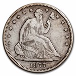 1877-S Liberty Seated Half Dollar VF