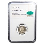 1877 Three Cent Nickel PF-66* Cameo NGC CAC