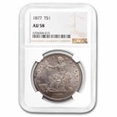 1877 Trade Dollar AU-58 NGC