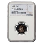 1877 Twenty Cent Piece PF-66* NGC