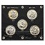1878-1882 5-Coin Morgan Dollar "S" Mint Set BU (Capital Plastic)