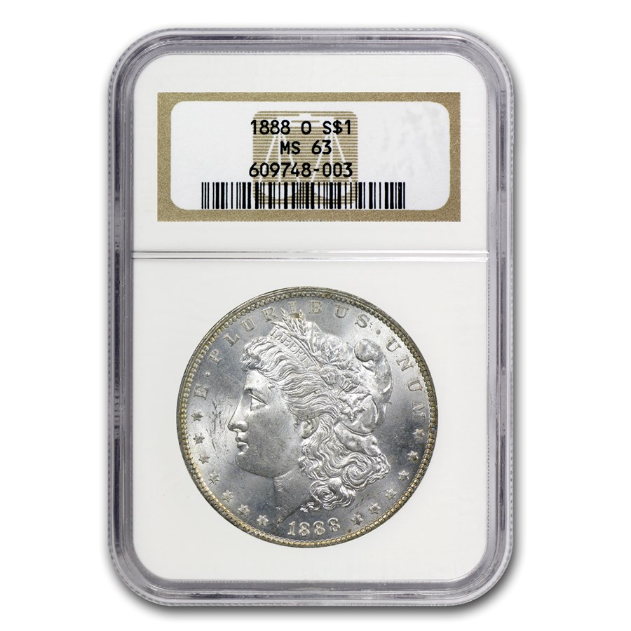 1878-1904 Morgan Dollars MS-63 NGC (Toned, Obv/Rev)