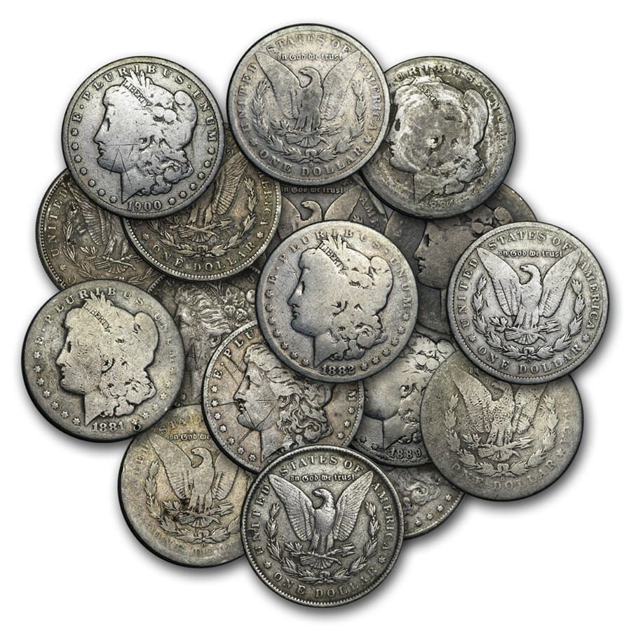 1878-1904 Morgan Silver Dollar (Random Year) $1 Very Good at