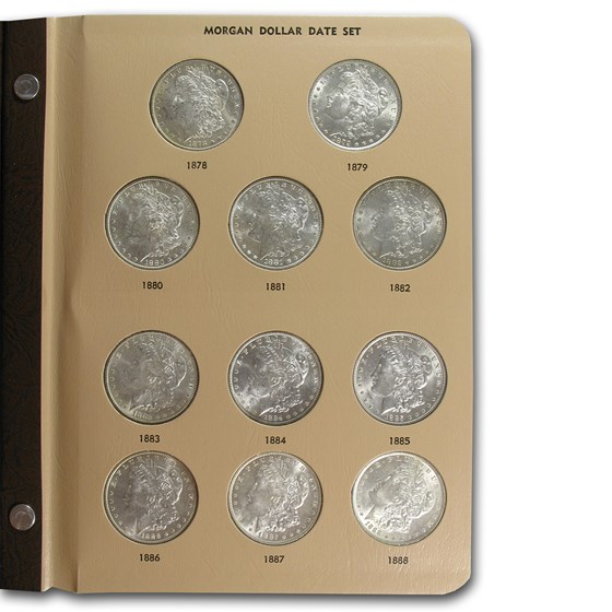 Buy 1878-1921 29-Coin Morgan Dollar Date Set (Brilliant Uncirculated ...