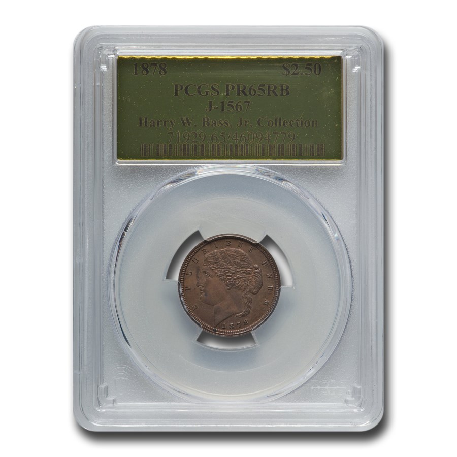 1878 $2.50 Pattern Quarter Eagle PR-65 PCGS (Red/Brown, J-1567)