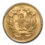 1878 $3 Gold Princess MS-62+ PCGS