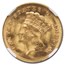 1878 $3 Gold Princess MS-64 NGC