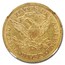 1878 $5 Liberty Gold Half Eagle MS-61 NGC