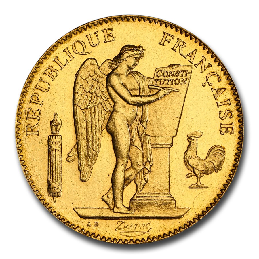 1878-A France Gold 50 Francs MS-63 PCGS
