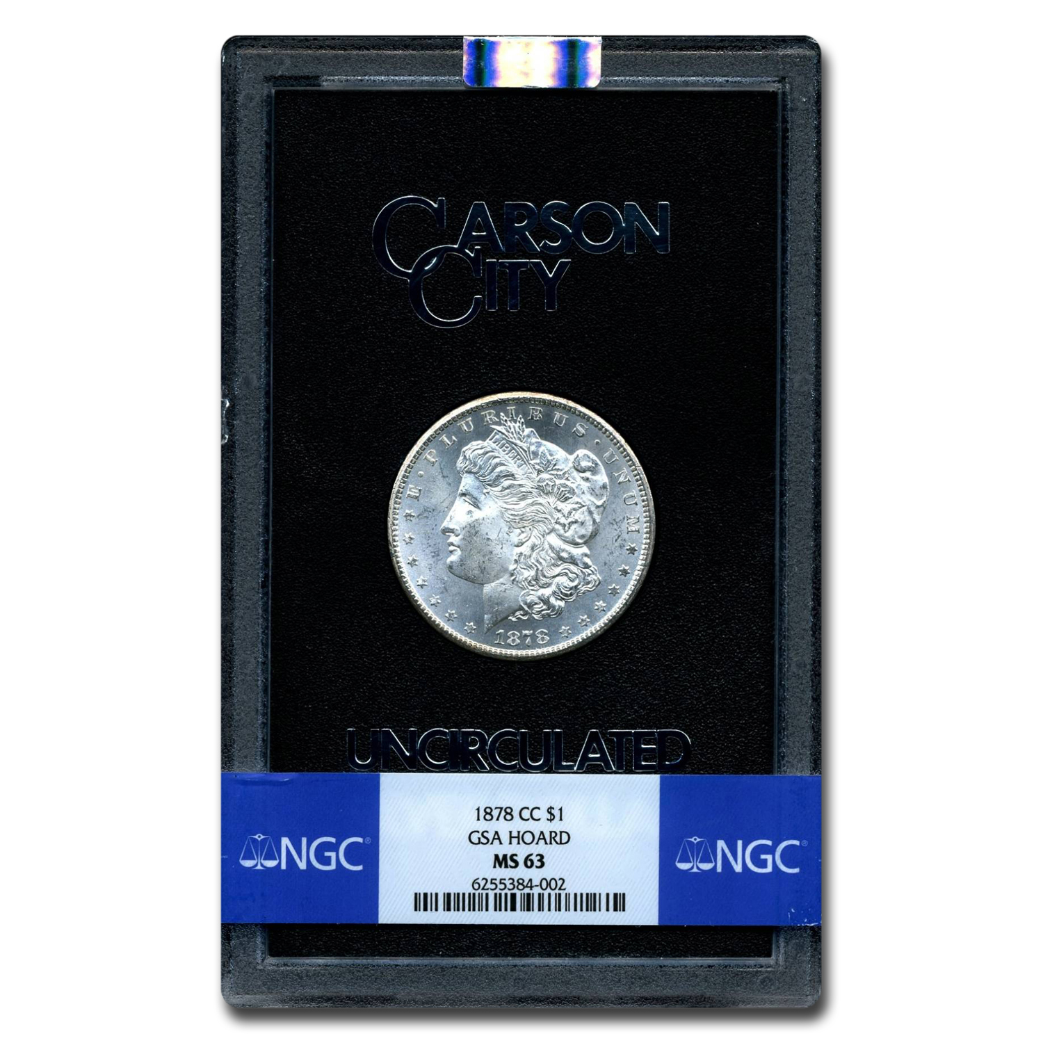 アンティークコイン 銀貨 1881-CC Morgan Silver Dollar GSA Hoard NGC