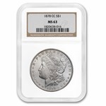 1878-CC Morgan Dollar MS-63 NGC