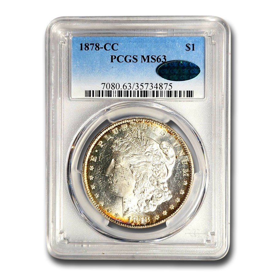 1878-CC Morgan Dollar MS-63 PCGS CAC