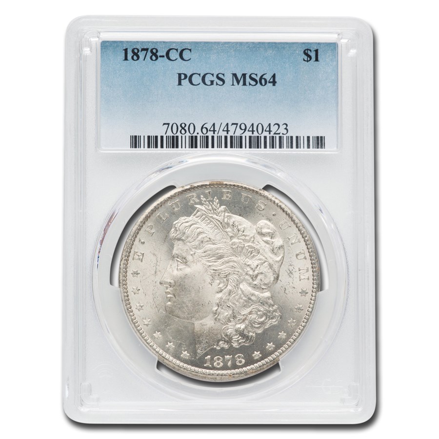 1878-CC Morgan Dollar MS-64 PCGS