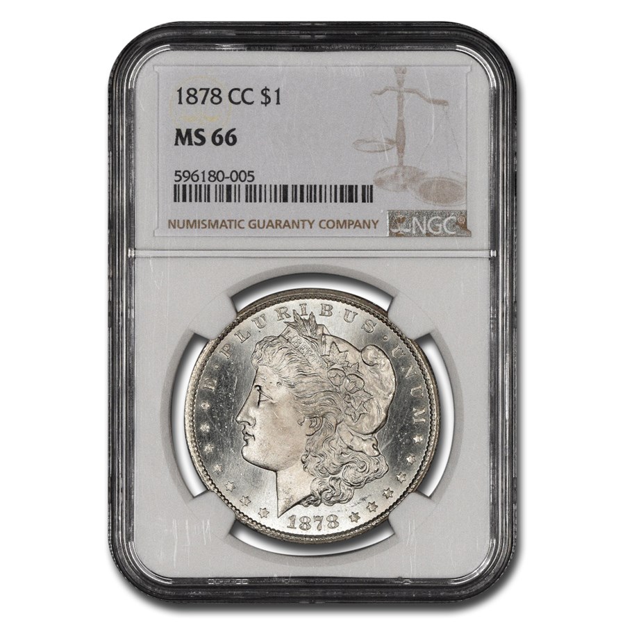 1878-CC Morgan Dollar MS-66 NGC