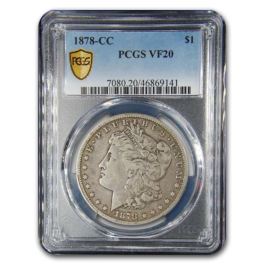 1878-CC Morgan Dollar VF-20 PCGS