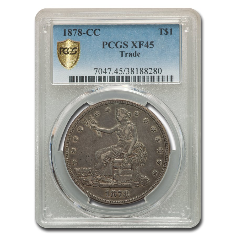 Buy 1878-CC Trade Dollar XF-45 PCGS | APMEX