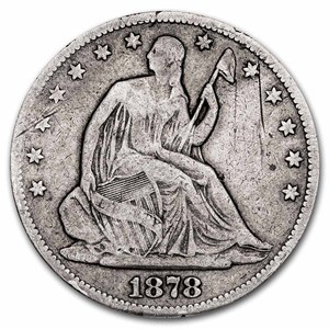 Buy 1878 Liberty Seated Half Dollar Fine | APMEX