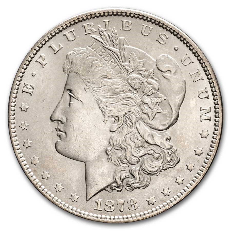 1878 Morgan Dollar 7/8 TF BU (Strong)