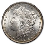 1878 Morgan Dollar 7 TF Rev of 79 MS-63 PCGS CAC