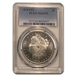 1878 Morgan Dollar 8 TF MS-63 PL PCGS