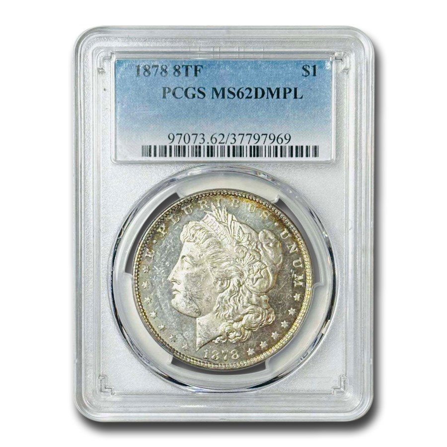 1878 Morgan Dollar MS-62 PCGS (DMPL)