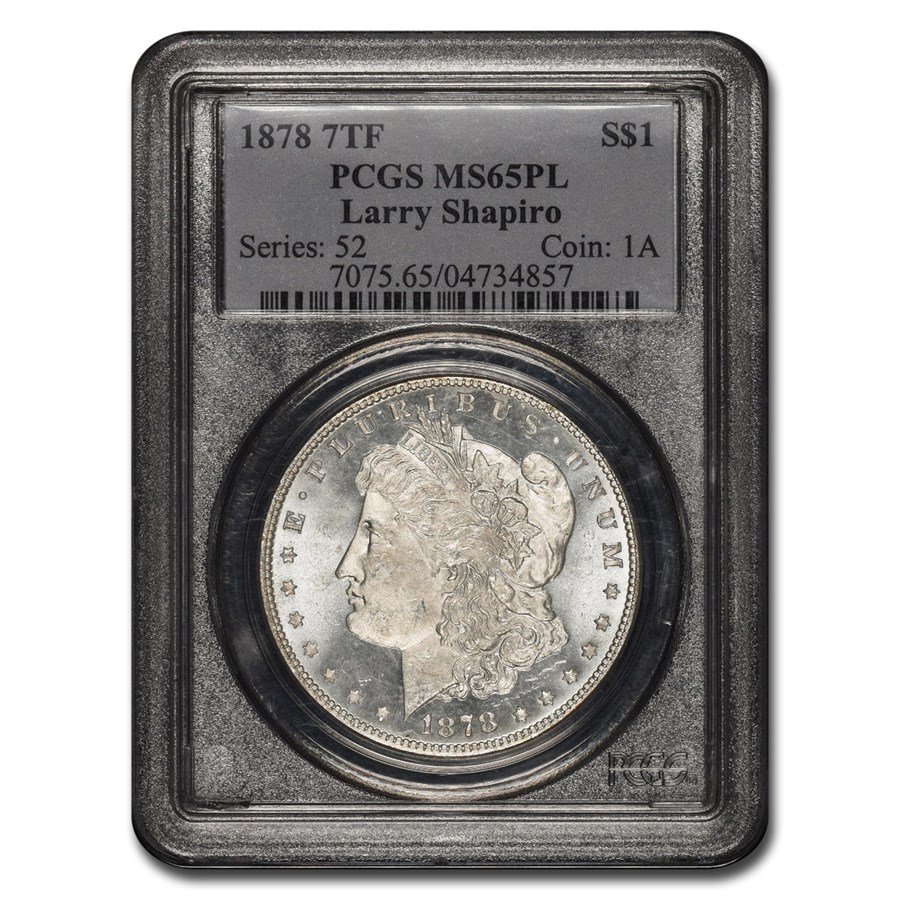 1878 Morgan Dollar MS-65 PCGS (PL, Shapiro)