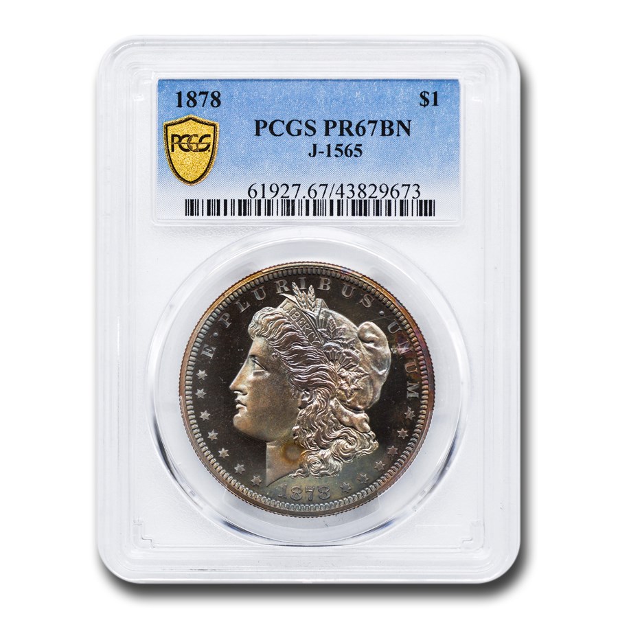 1878 Morgan Dollar Pattern PR-67 PCGS (Brown, J-1565)