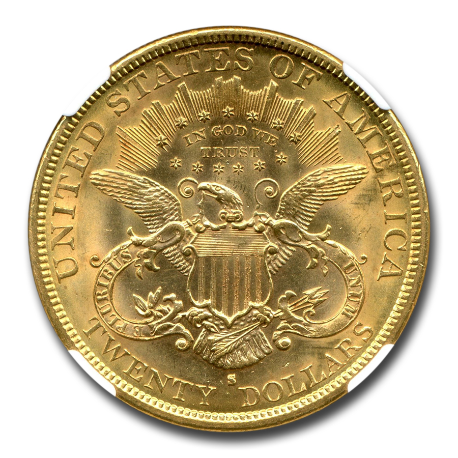 Buy 1878-S $20 Liberty Gold Double Eagle MS-63 NGC | APMEX