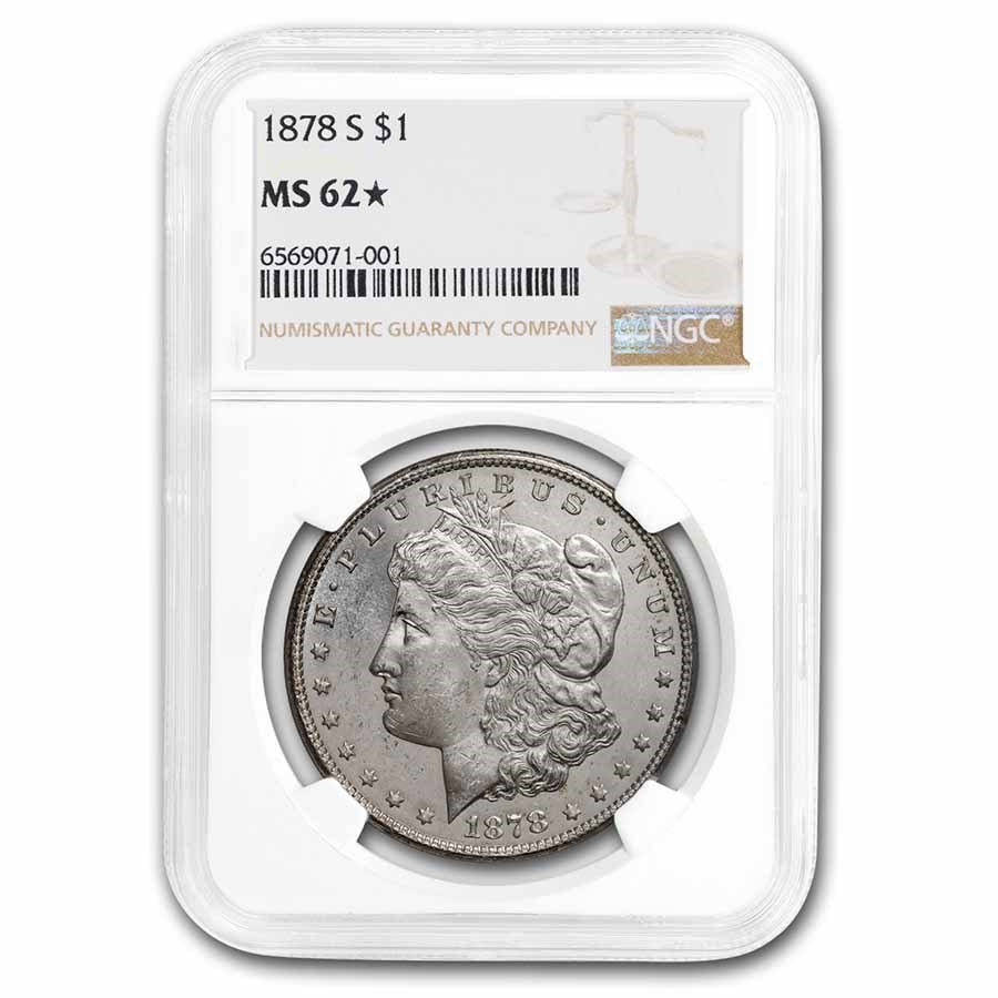 Buy 1878-S Morgan Dollar MS-62* NGC (Star) | APMEX