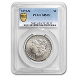 1878-S Morgan Dollar MS-65 PCGS