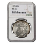 1878-S Morgan Dollar MS-66 NGC