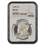 1878-S Morgan Dollar MS-66+ NGC