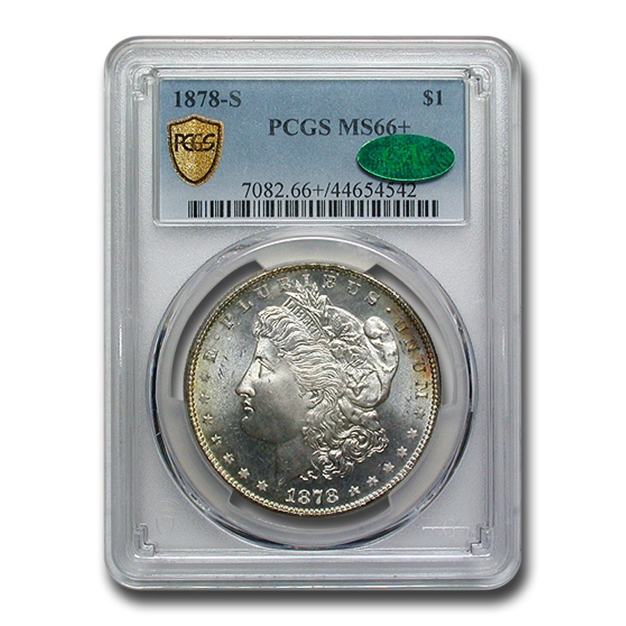 1878-S Morgan Dollar MS-66+ PCGS CAC