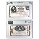 1879 $10.00 US Refunding Certificate XF-40 PMG (Fr#214)