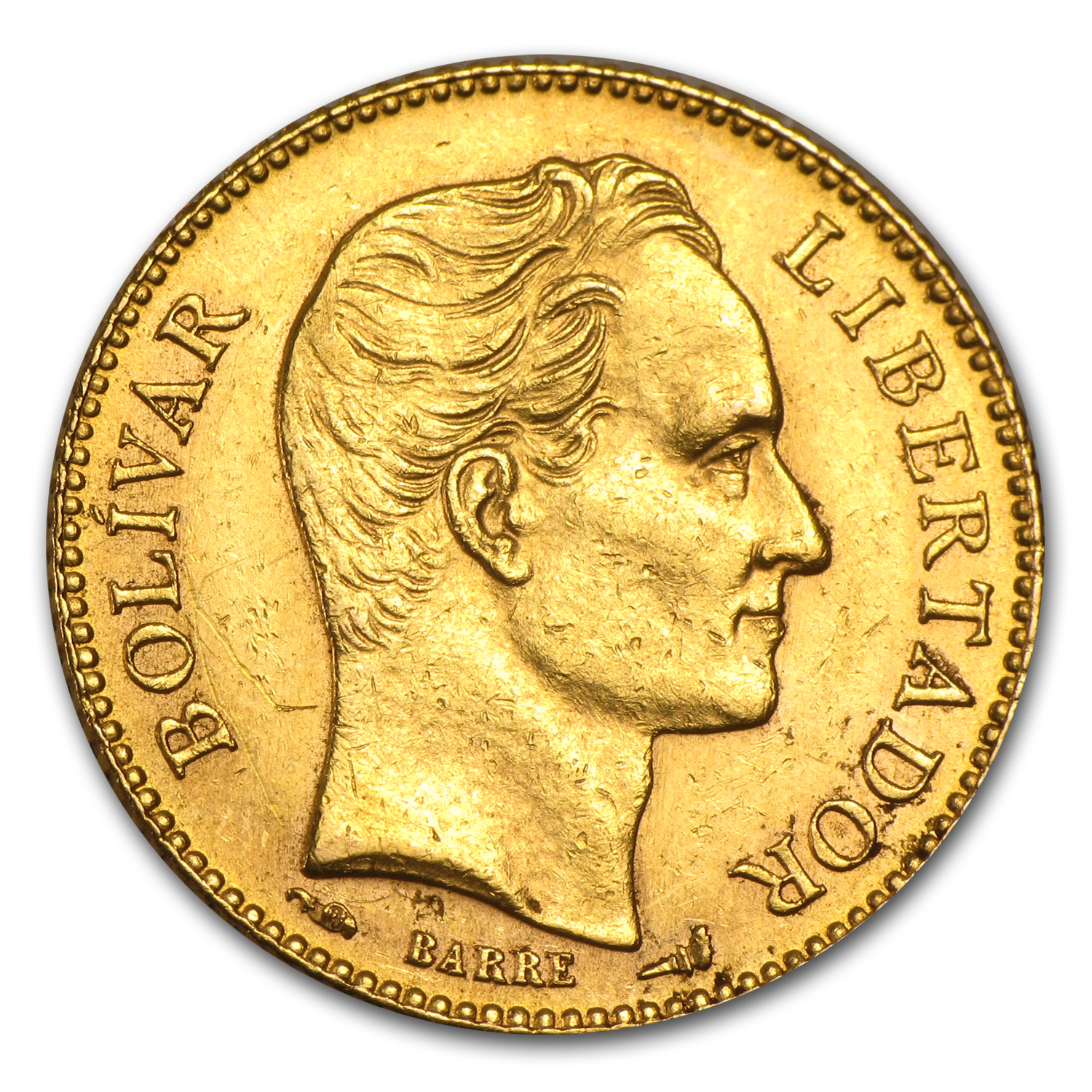 Buy 1879 1912 Venezuela Gold 20 Bolivares Bolivar APMEX