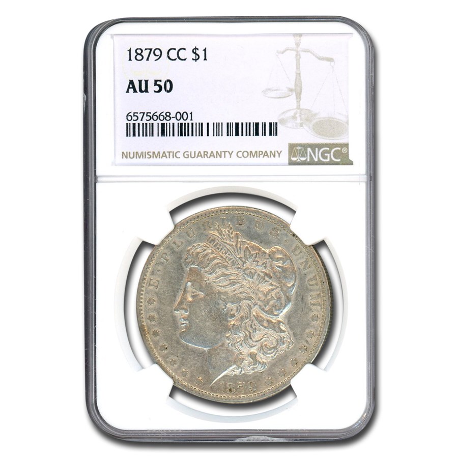 1879-CC Morgan Dollar AU-50 NGC